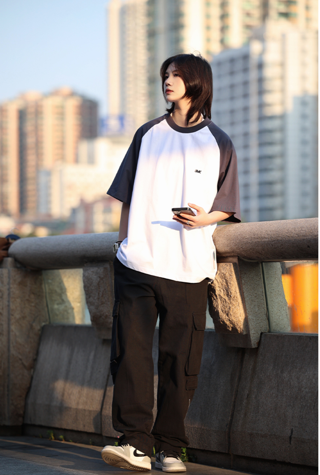 NCLLW ビッグシルエットラグランTシャツ M0559 – 海外ファッション通販